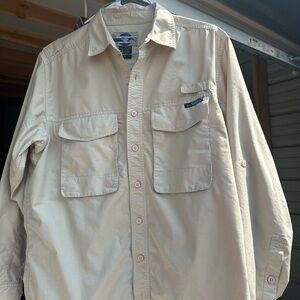 Exofficio Beige Travel Wear Shirt